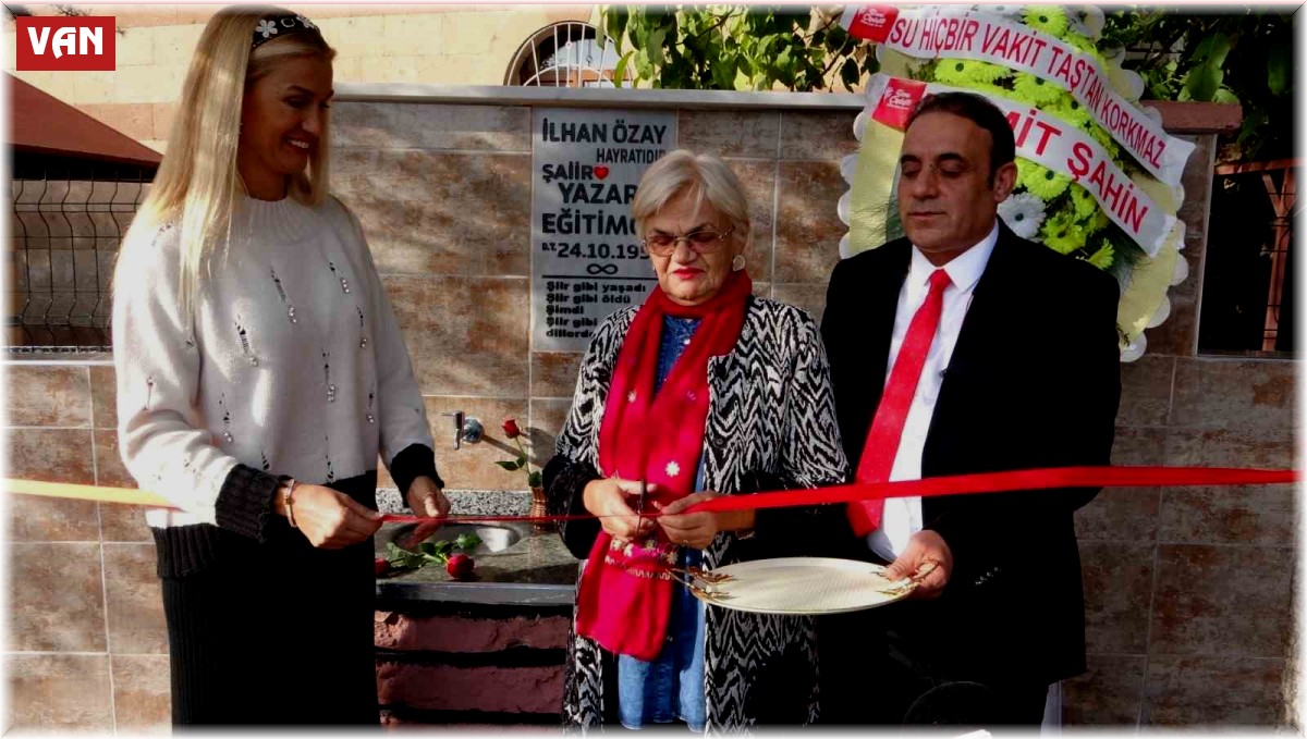 Vanlı yönetmenden Tuğba Özay'ın babası için hayrat çeşmesi