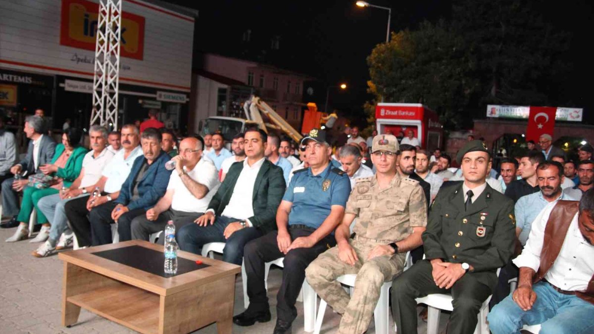 Varto'da 15 Temmuz etkinliği