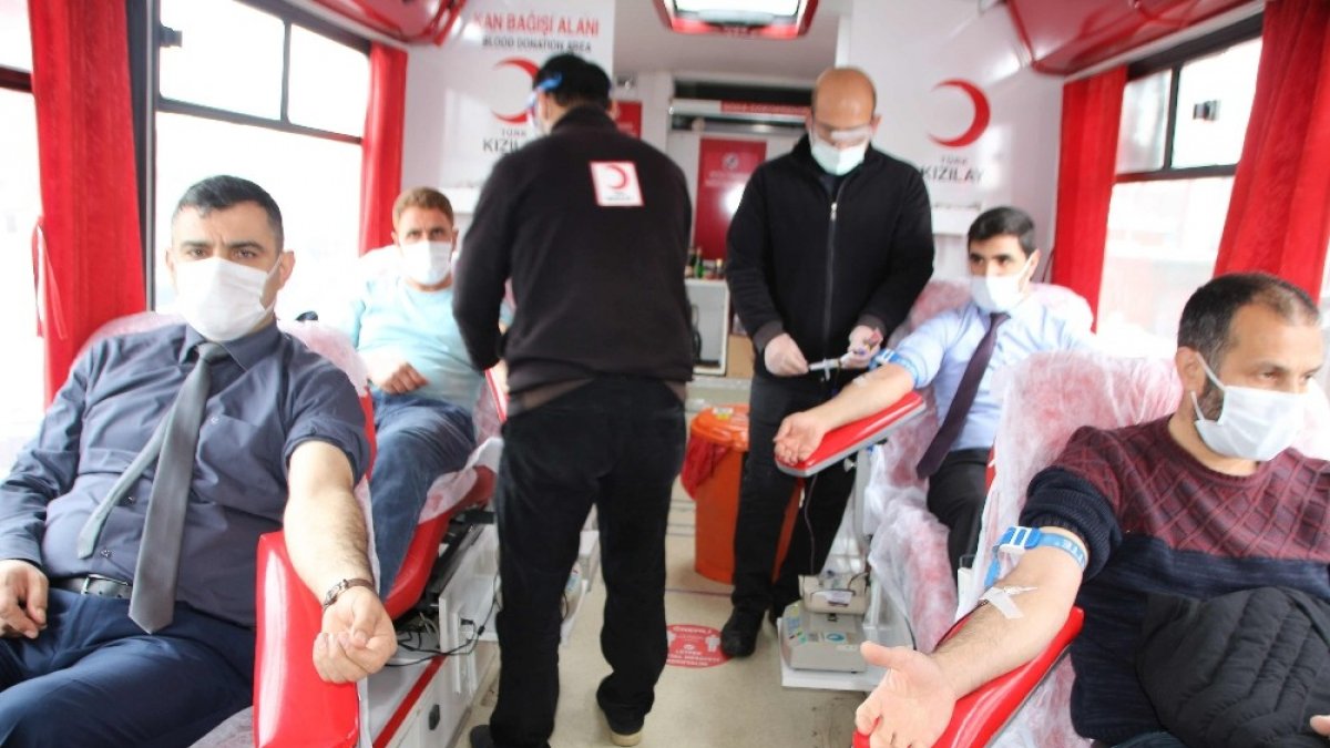 Varto'da kan bağışı kampanyası