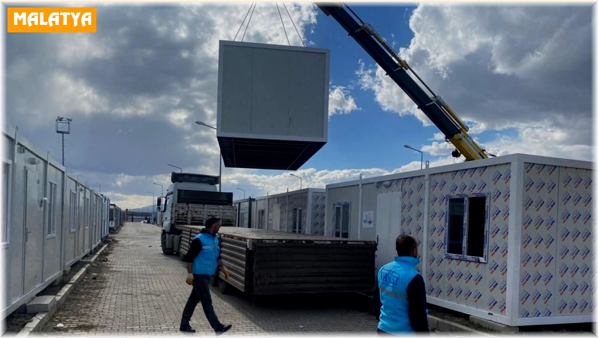 VASKİ ekipleri konteyner kentte çalışmalarını sürdürüyor