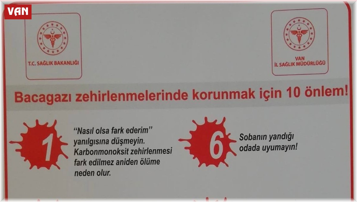 Vatandaşlar karbon monoksit zehirlenmeleri hakkında bilgilendirildi