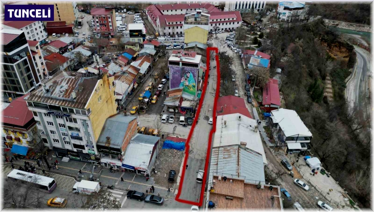 Vatandaşlar Tunceli'de caddenin araç trafiğine kapatılmasına "Evet" dedi
