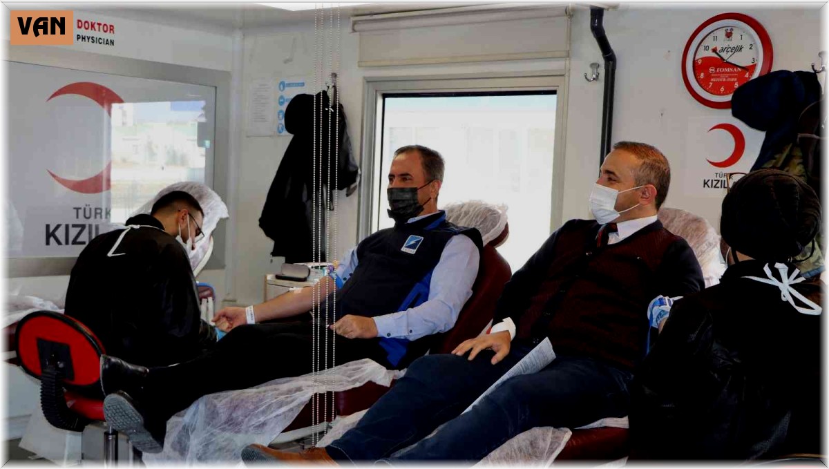 VEDAŞ çalışanlarından kan bağışı