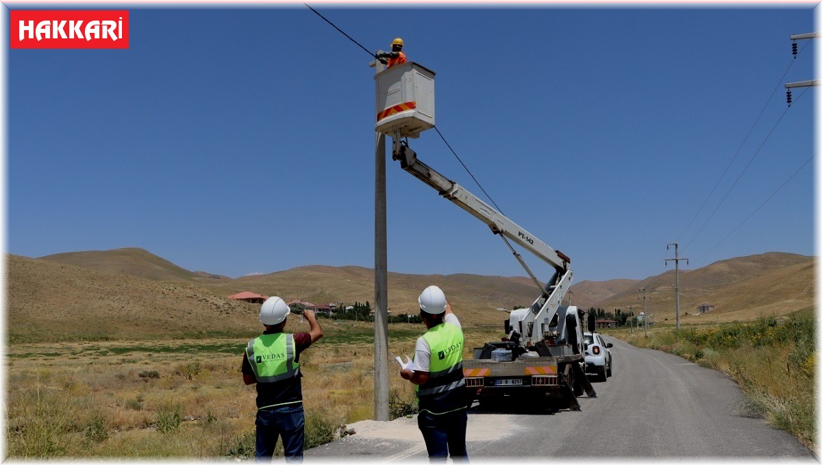VEDAŞ, yatırım ve bakım çalışmalarını sürdürüyor