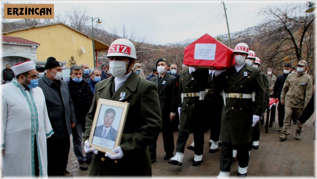 Vefat eden Kore gazisi son yolculuğuna uğurlandı