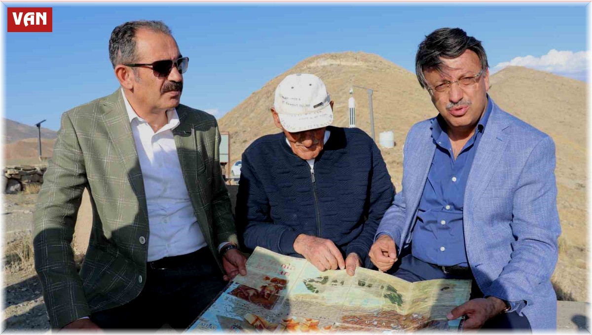Vekil Türkmenoğlu'ndan 61 yıldır Çavuştepe Kalesi'nde bekçilik yapan Kuşman'a ziyaret