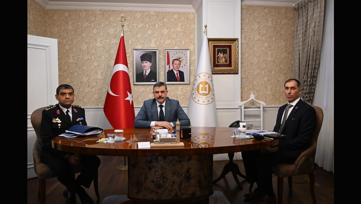 VKS ile toplantıya katıldılar