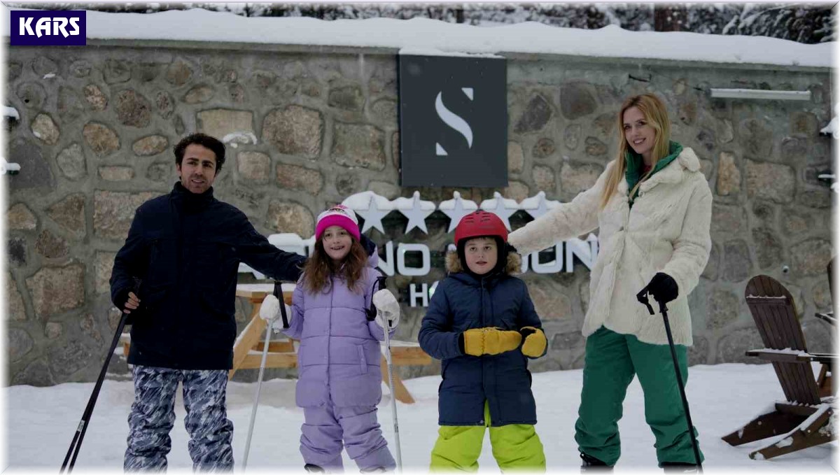 Wilma Elles Sarıkamış'ta kayak tatilinde