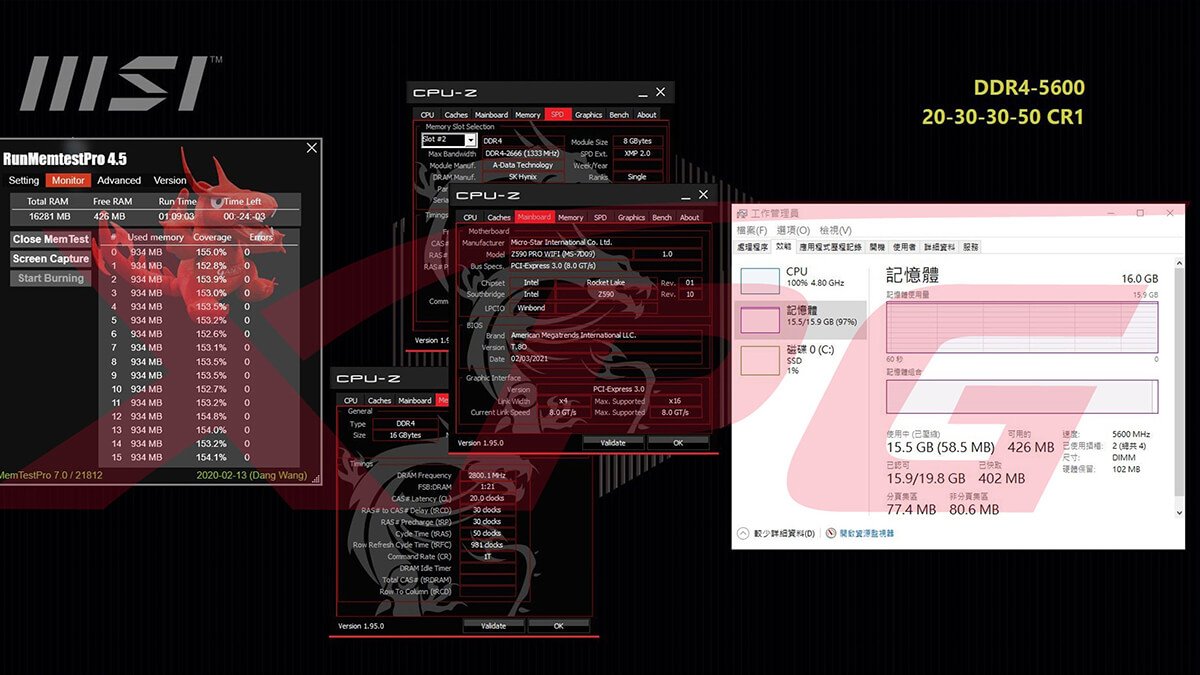 XPG SSD ve Belleklerden Intel Z590 Platformunda Muhteşem Performans