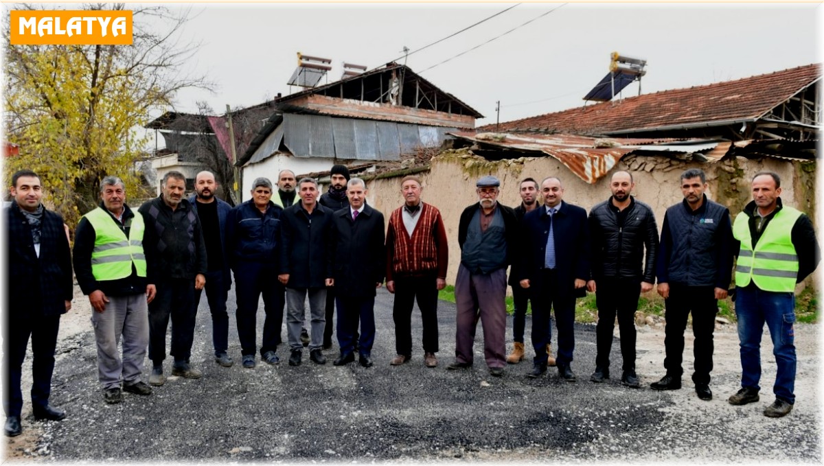 Yaka Mahallesinde yol sevinci