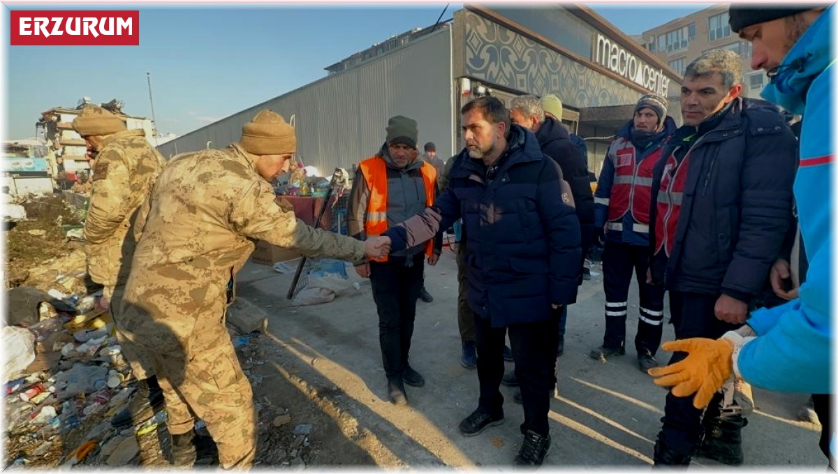 Yakutiye Belediye Başkanı Uçar deprem bölgesinde