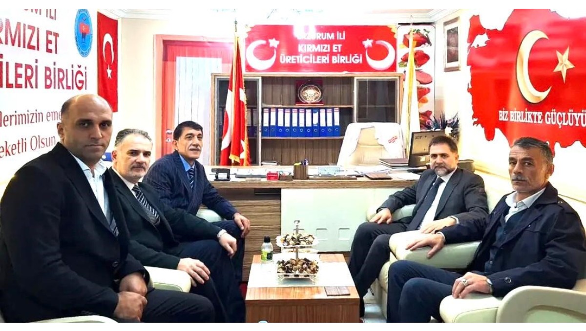 Yakutiye Belediye Başkanı Uçar, Kırmızı Et Üreticileri Birliği'ni ziyaret etti