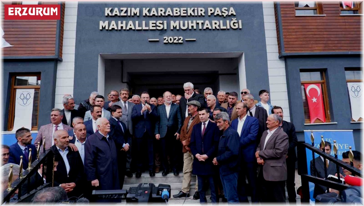 Yakutiye Belediyesi'nden yeni muhtarlık binası