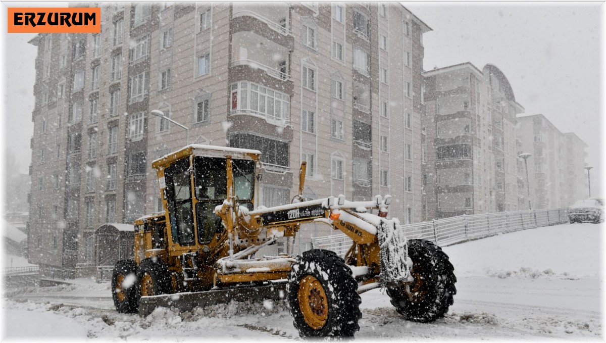 Yakutiye'de kar mesaisi başladı