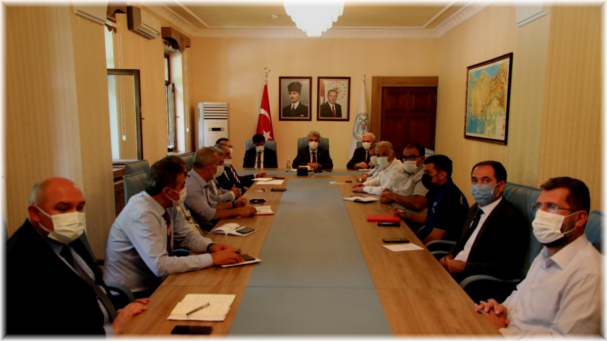 Yangın ve Sel Afeti Yardım Kampanyasına destek için toplantı yapıldı