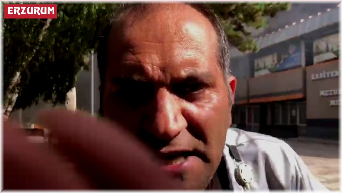 Yangını görüntüleyen İHA muhabirine özel güvenlik saldırdı