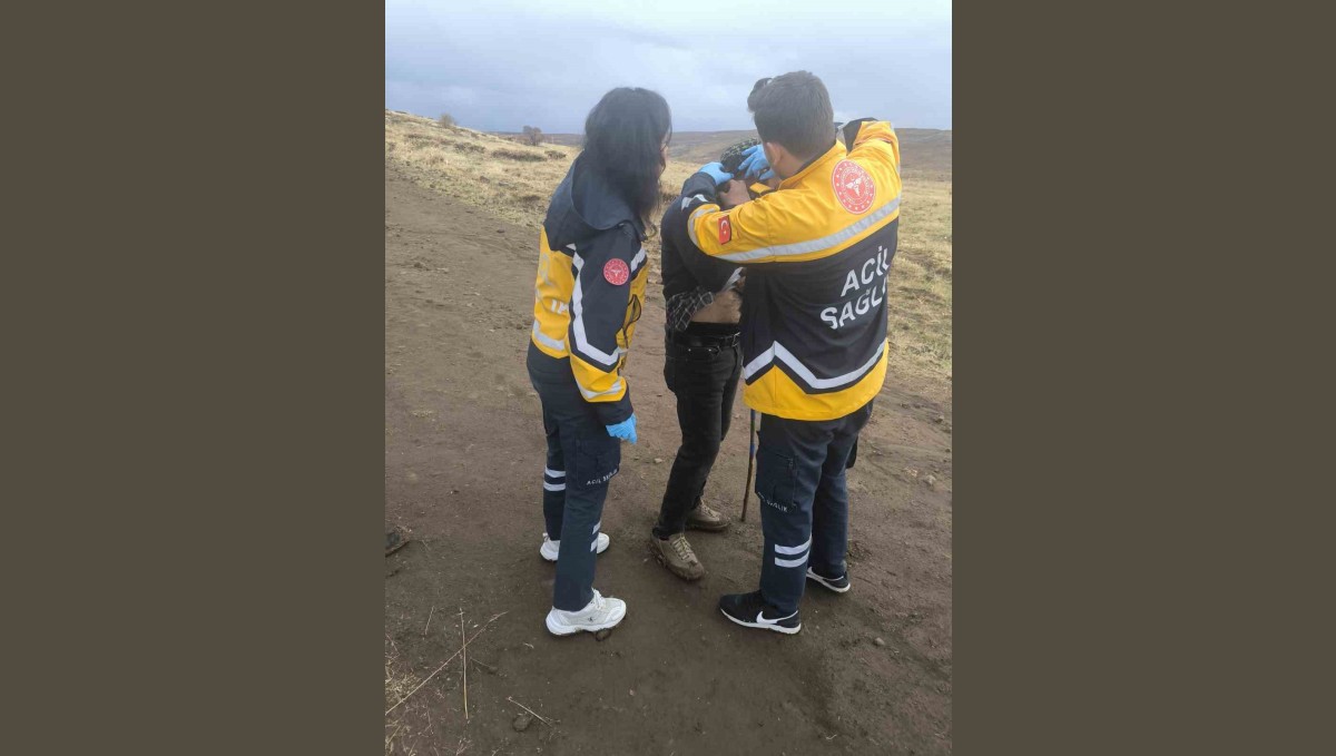 Yanına yıldırım düşen şahıs yaralandı