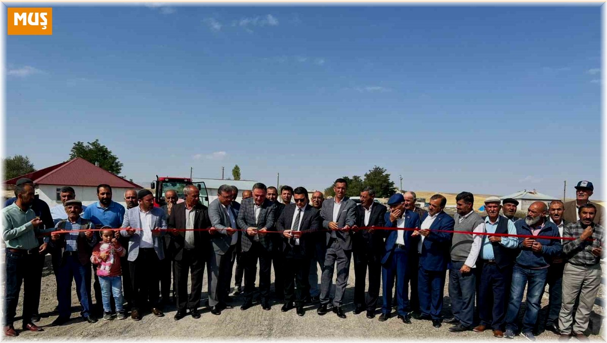 Yapımı tamamlanan Gündüzlü köyü köprüsü törenle açıldı