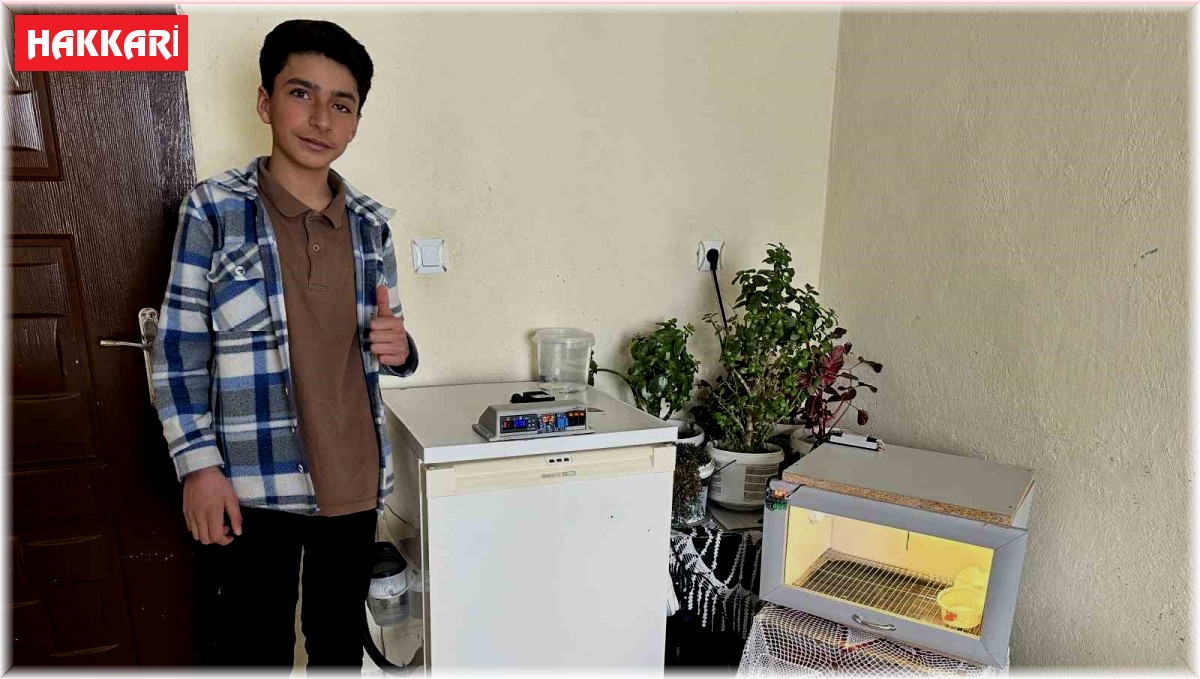 Yatak odasında civciv üretimi