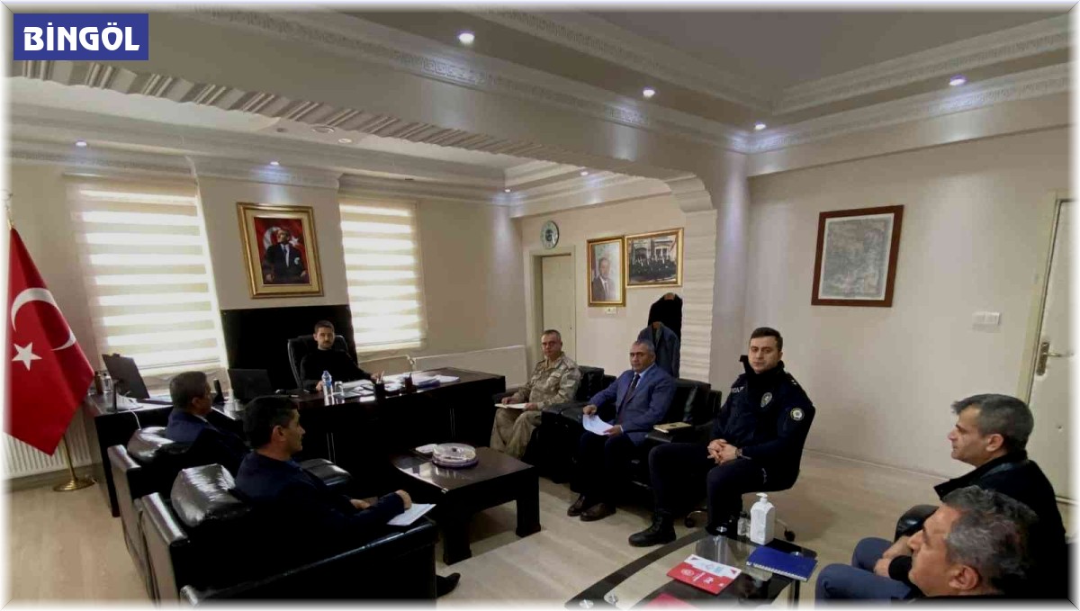 Yayladere'de karla mücadele ve kış tedbirleri toplantısı yapıldı