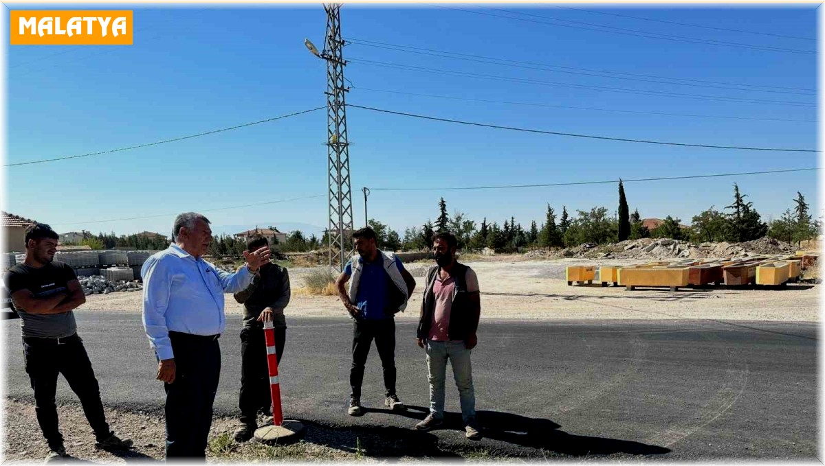 Yazıhan'da doğalgaz çalışmaları sürüyor