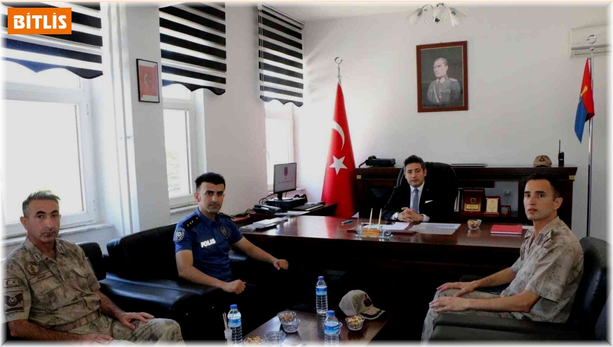 Yeni göreve başlayan Kaymakamı Özçelik'in ziyaretleri