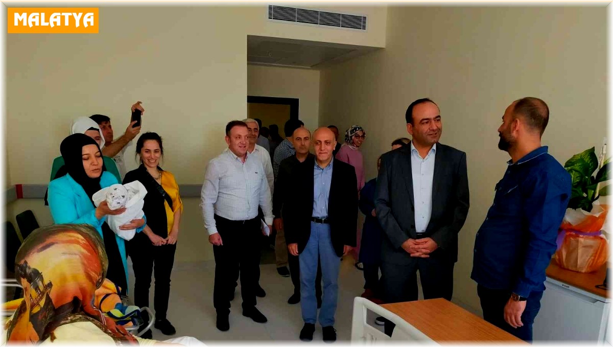 Yeni hastanede ilk doğum heyecanı