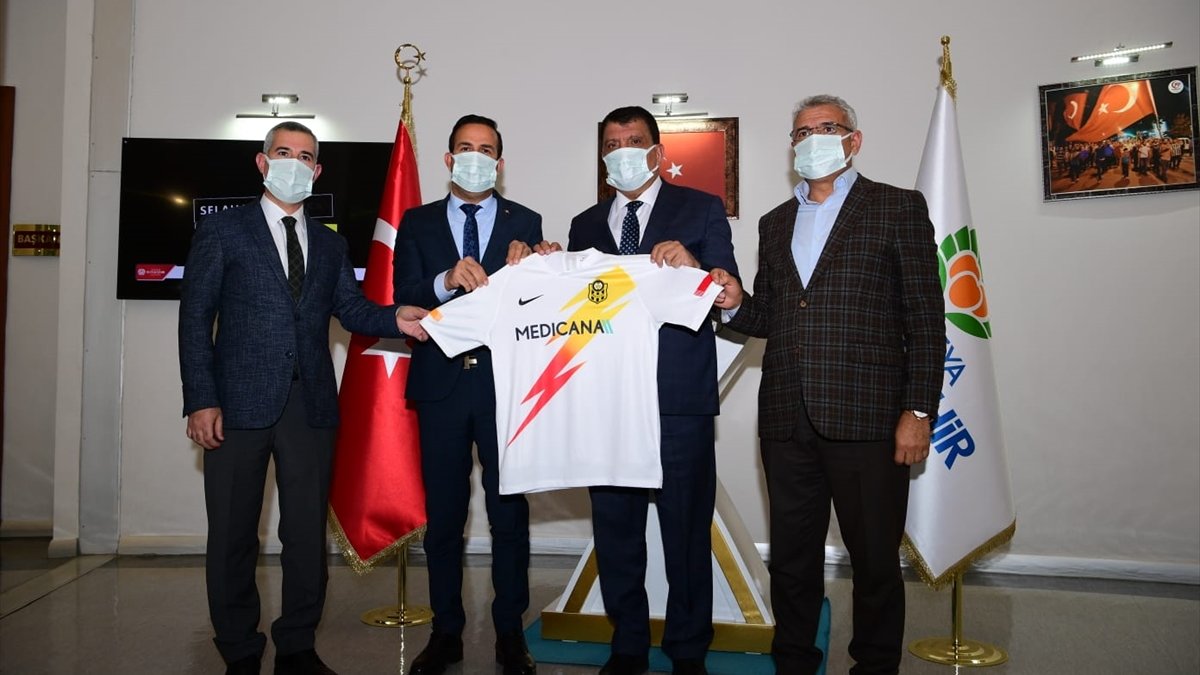 Yeni Malatyaspor Başkanı Gevrek'ten Büyükşehir Belediye Başkanı Gürkan'a ziyaret