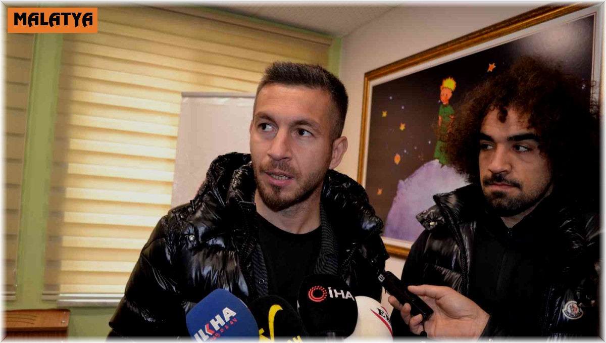 Yeni Malatyaspor'da Adem ve Sadık, Trabzon maçından umutlu
