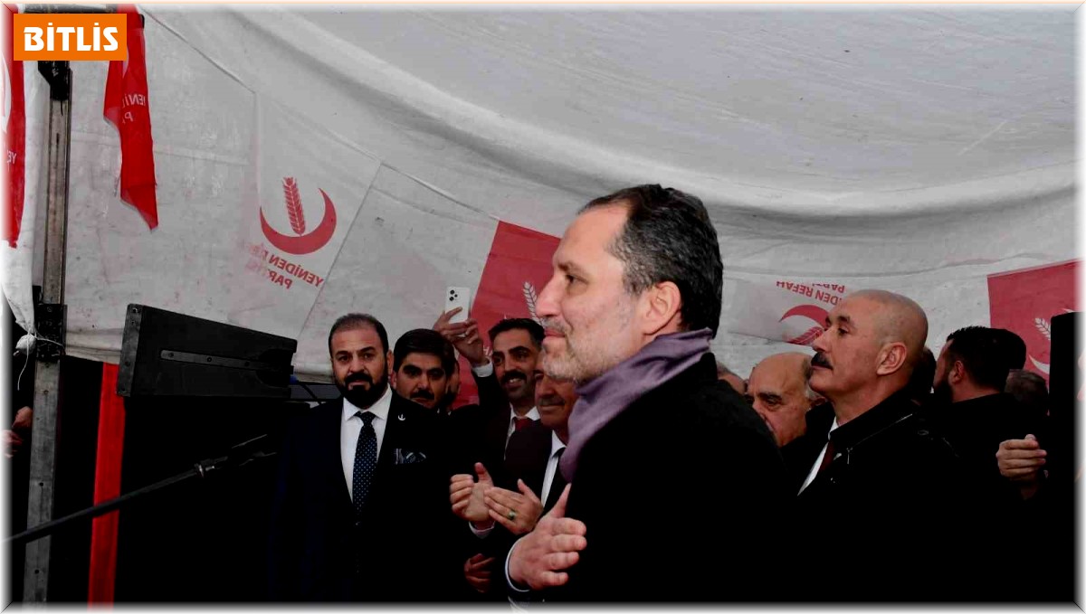 Yeniden Refah Partisi Genel Başkanı Erbakan: "2028'de Yeniden Refah'ı iktidar yapacağız"