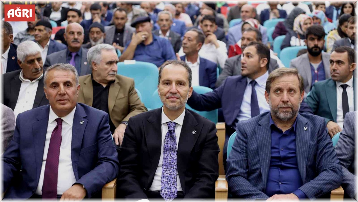 Yeniden Refah Partisi Genel Başkanı Erbakan Ağrı'da