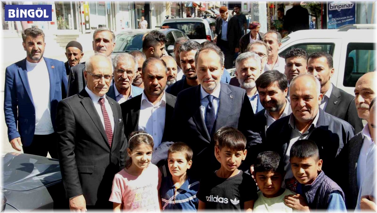 Yeniden Refah Partisi Genel Başkanı Erbakan Bingöl'de