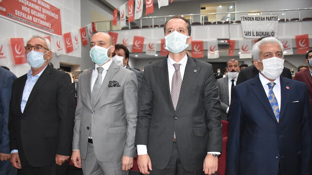 Yeniden Refah Partisi Genel Başkanı Fatih Erbakan Kars'ta konuştu: