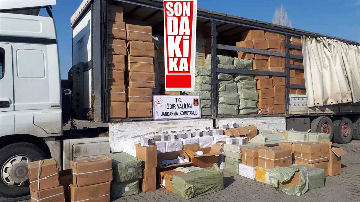 Yer Iğdır! Yüz binlerce gümrük kaçağı gözlük ele geçirildi