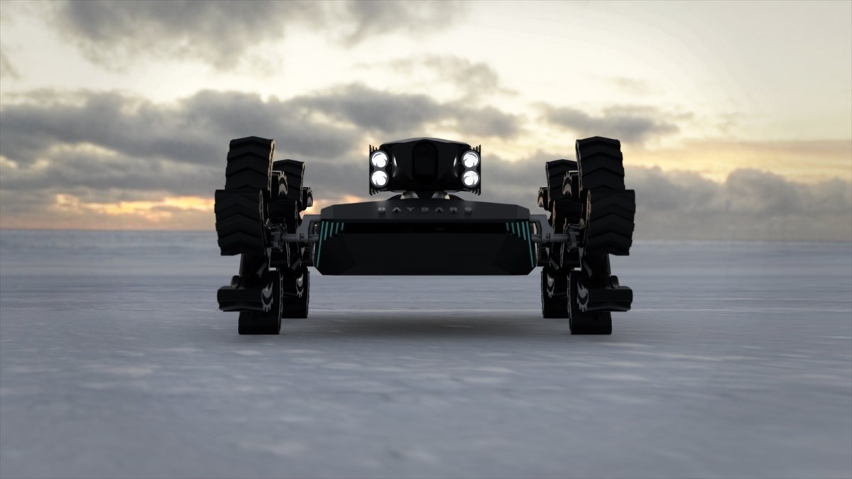 Yerli insansız kara aracı Baybars, 'tekerlekli modüler sistemi' ile engel tanımıyor