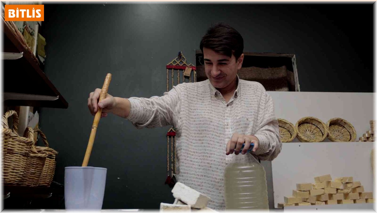 'Yeryüzü cenneti'nin suyundan şifa kaynağı sabun üretimi