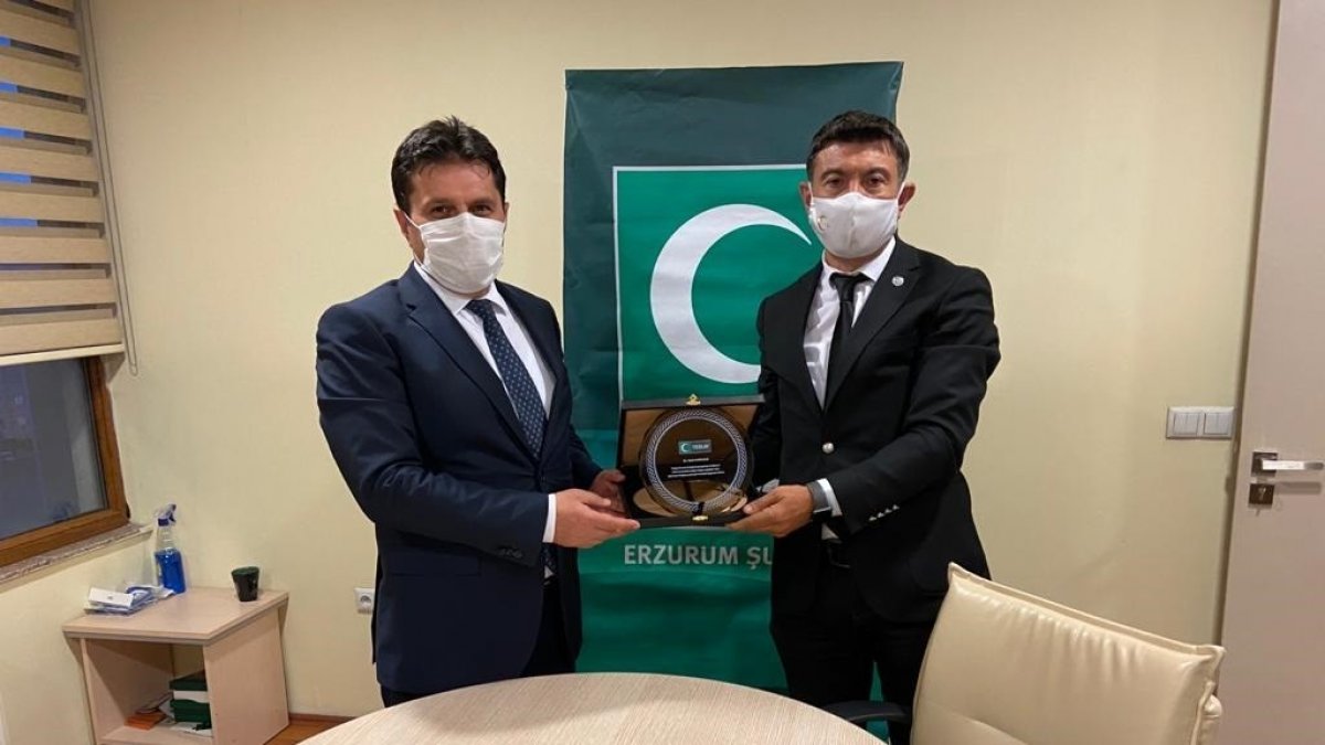 Yeşilay Erzurum Şube Başkanlığında görev değişimi