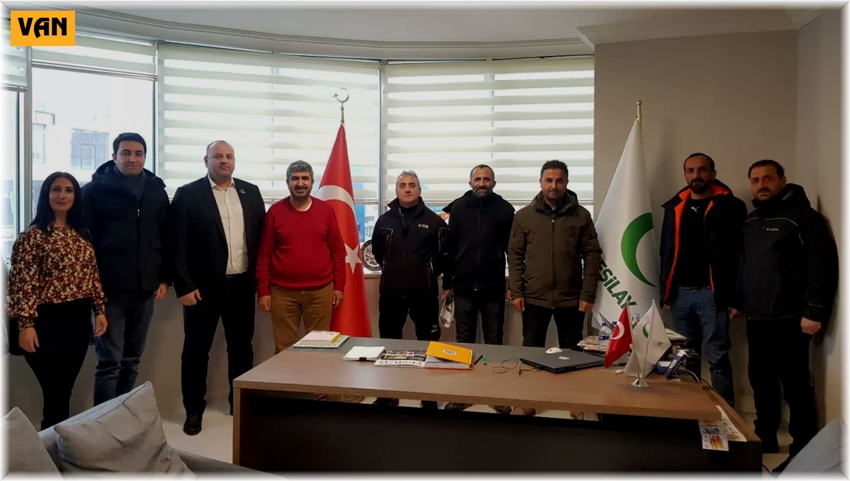 Yeşilay Van Bölge Koordinatörü Durğun gazetecileri ağırladı