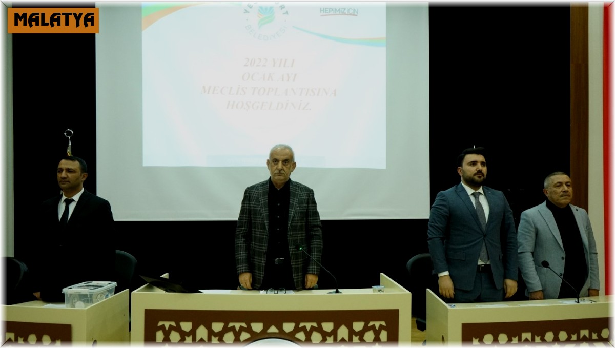 Yeşilyurt Belediye Meclisi, 2022'nin ilk toplantısını yaptı