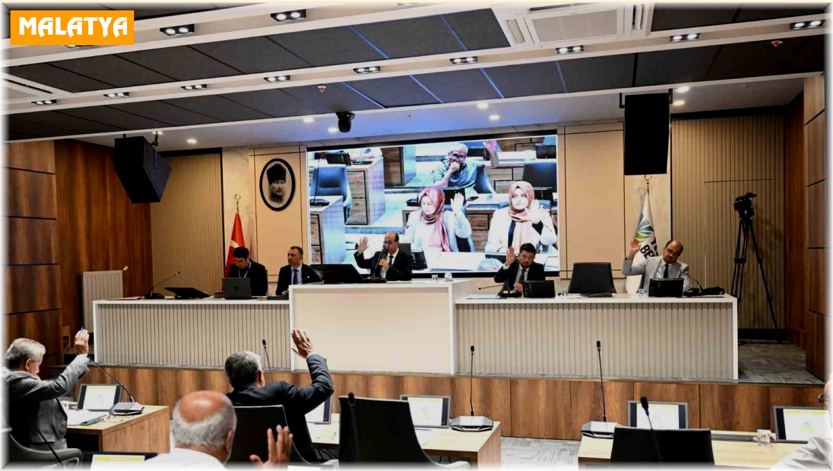 Yeşilyurt Belediye Meclisi ağustos ayı toplantısını yaptı