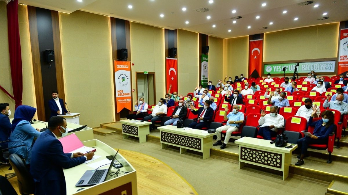 Yeşilyurt Belediye Meclisi, Haziran ayı toplantısını yaptı
