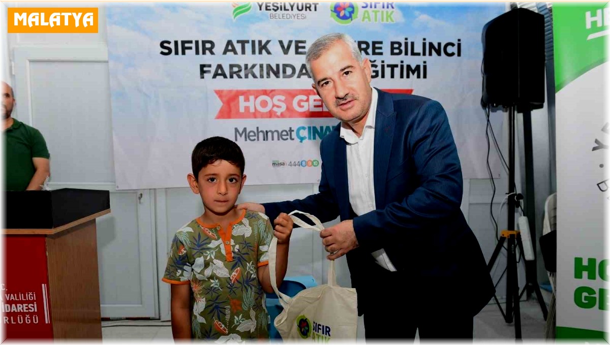 Yeşilyurt Belediyesi'nden Sıfır atık ve çevre bilinci programı