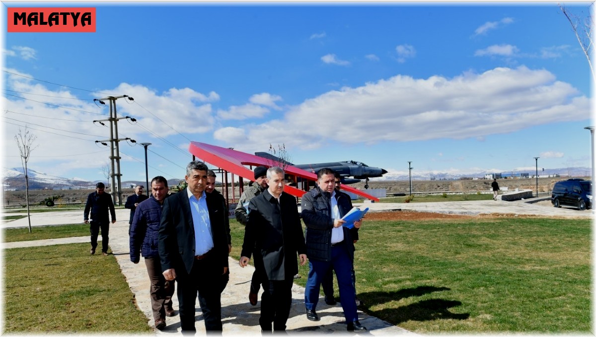 Yeşilyurt'ta açık hava müzesi yapımı tamamlanıyor