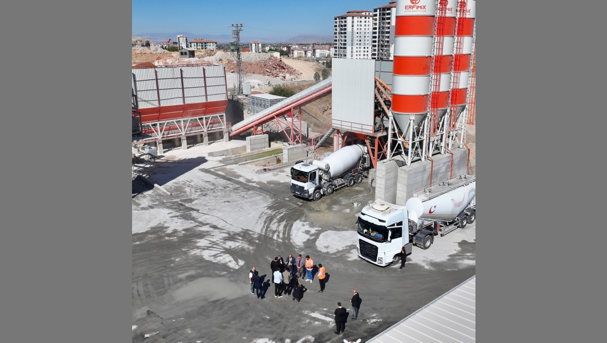 Yeşilyurt'ta beton üretim kapasitesi ikiye katlandı