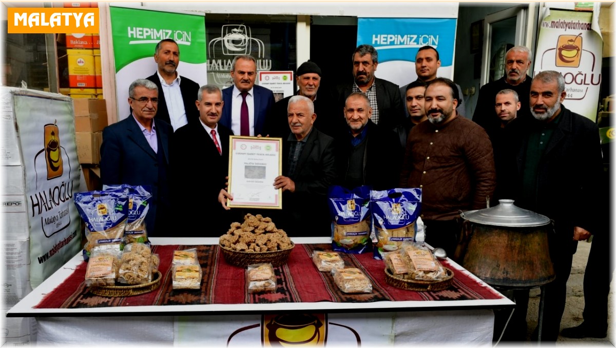 Yeşilyurt'ta coğrafi işaret tescil belgeleri esnaflarla buluşturuluyor