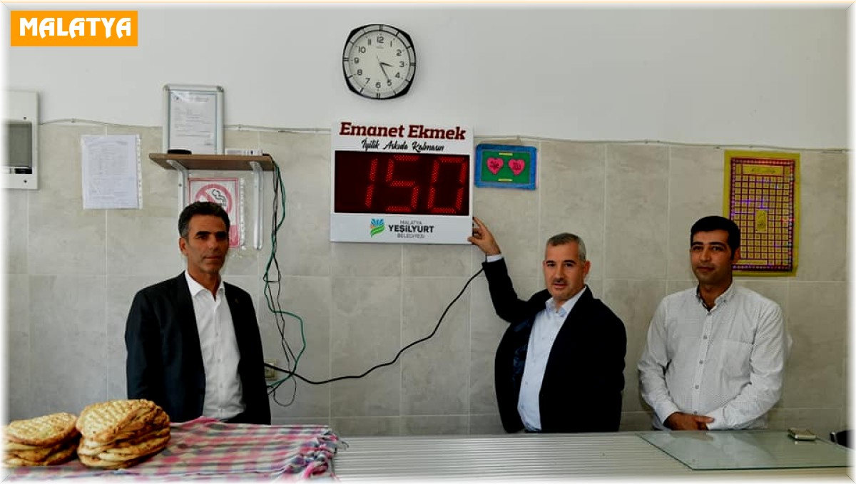 Yeşilyurt'ta 'Emanet Ekmek' fırın sayısı 132'e yükseldi