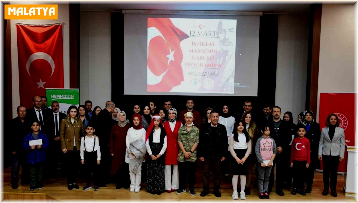 Yeşilyurt'ta İstiklal Marşı'nı güzel okuma yarışması düzenlendi