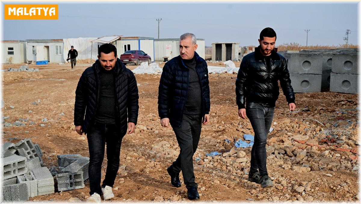 Yeşilyurt'ta köy evleri teslime hazırlanıyor