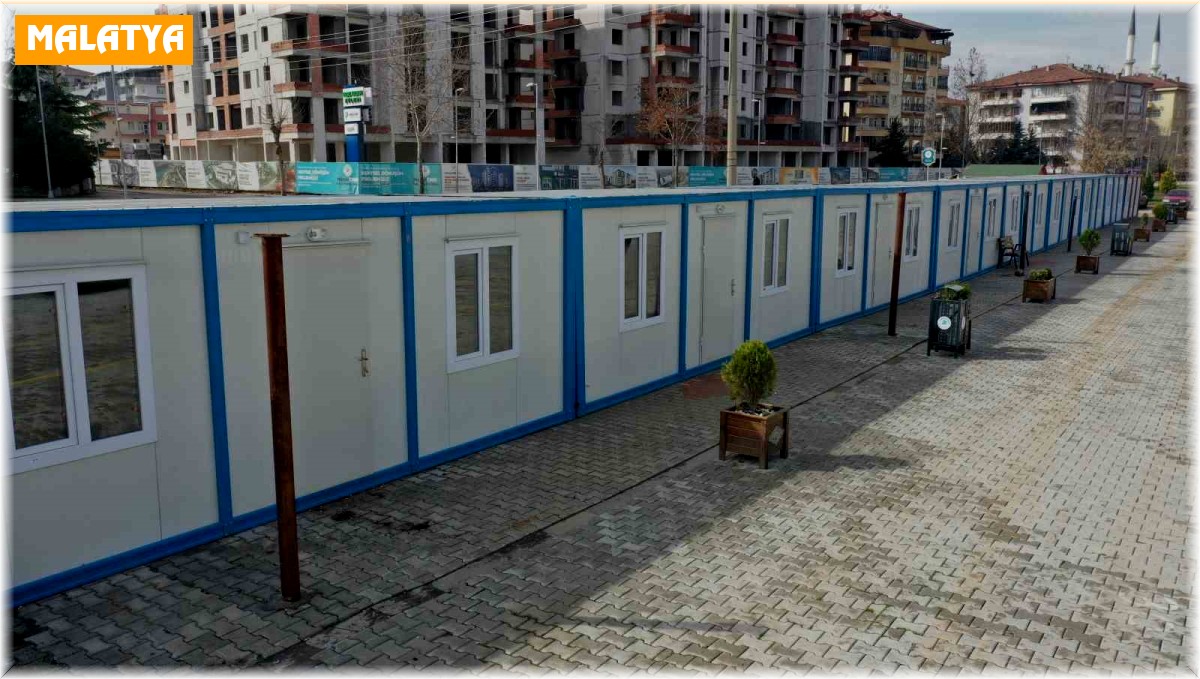 Yeşilyurt'ta kurulan konteyner çarşılar için kura çekimi yapıldı