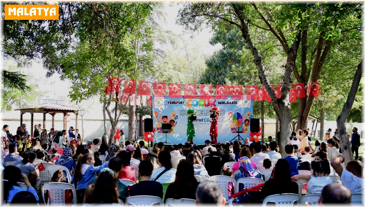 Yeşilyurt'ta "Mutlu çocuklar mutlu Yeşilyurt" şenliği